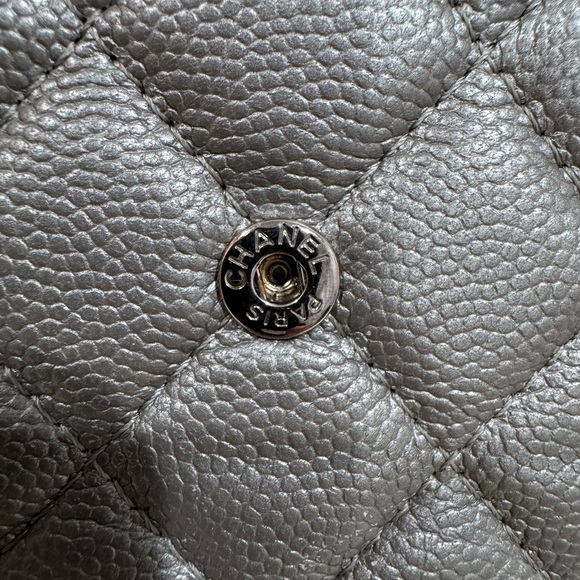 CHANEL Quilted Caviar CC Trifold Wallet - Picture 15 of 17